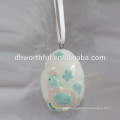 Handpainting chicken ceramic Easter ornaments,easter hanging crafts